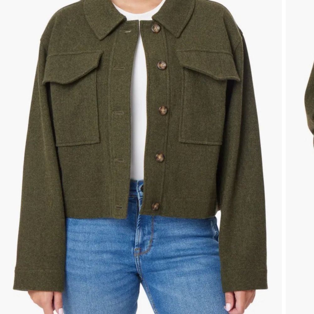 NWT Green cropped jacket